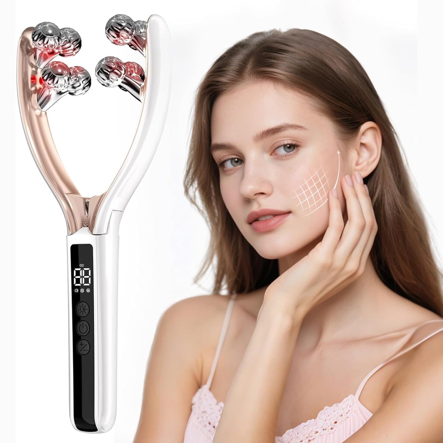 AuraLift™ [4-in-1 Massager Tool For Jawline, Neck, Arm & Legs]