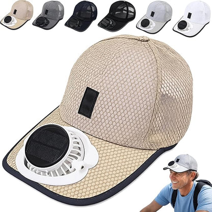 Solar Fan Baseball Hat