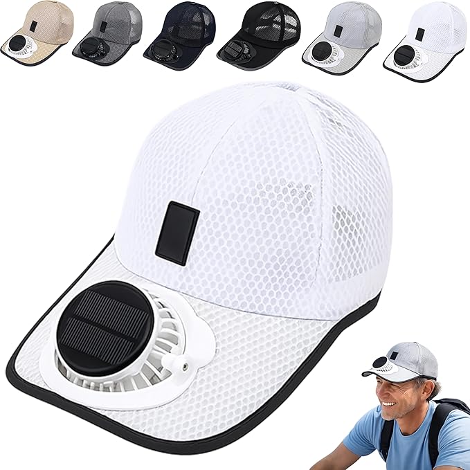 Solar Fan Baseball Hat