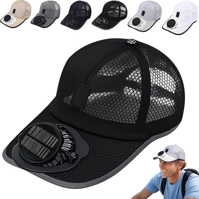 Solar Fan Baseball Hat