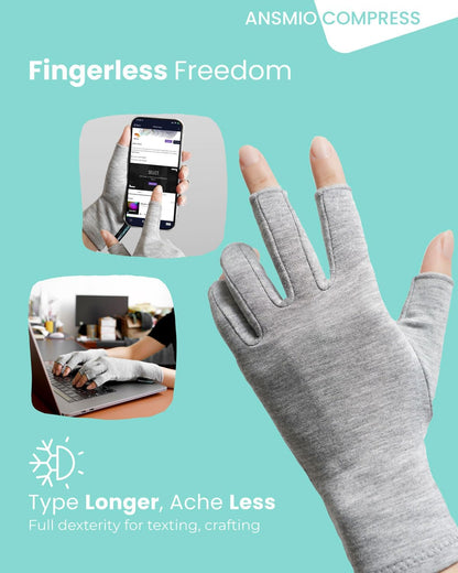 Bamboo Compression Arthritis Gloves