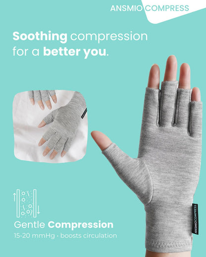 Bamboo Compression Arthritis Gloves
