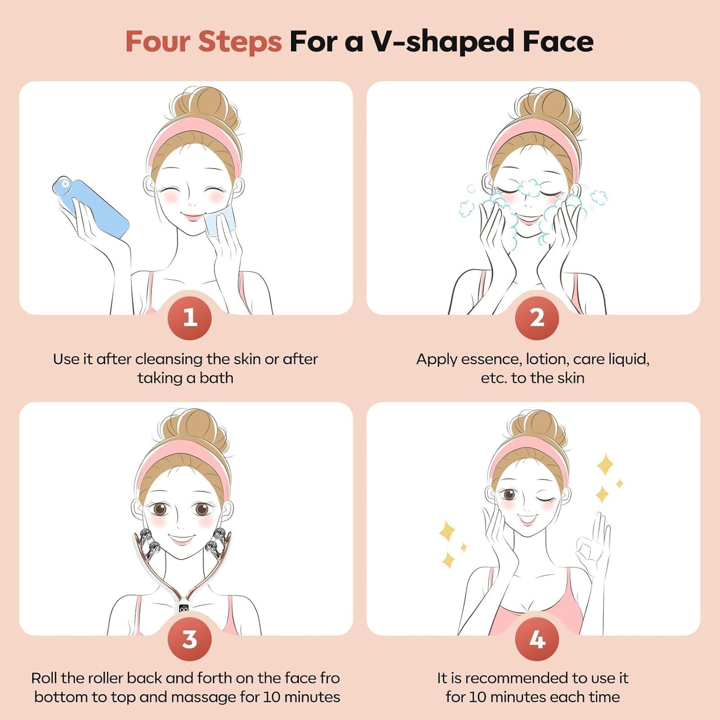 AuraLift™ [4-in-1 Massager Tool For Jawline, Neck, Arm & Legs]