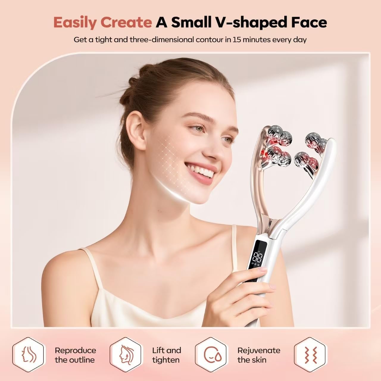 AuraLift™ [4-in-1 Massager Tool For Jawline, Neck, Arm & Legs]